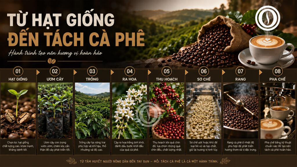 Cà Phê Là Gì? Hành Trình Từ Hạt Giống Đến Tách Cà Phê Hoàn Chỉnh