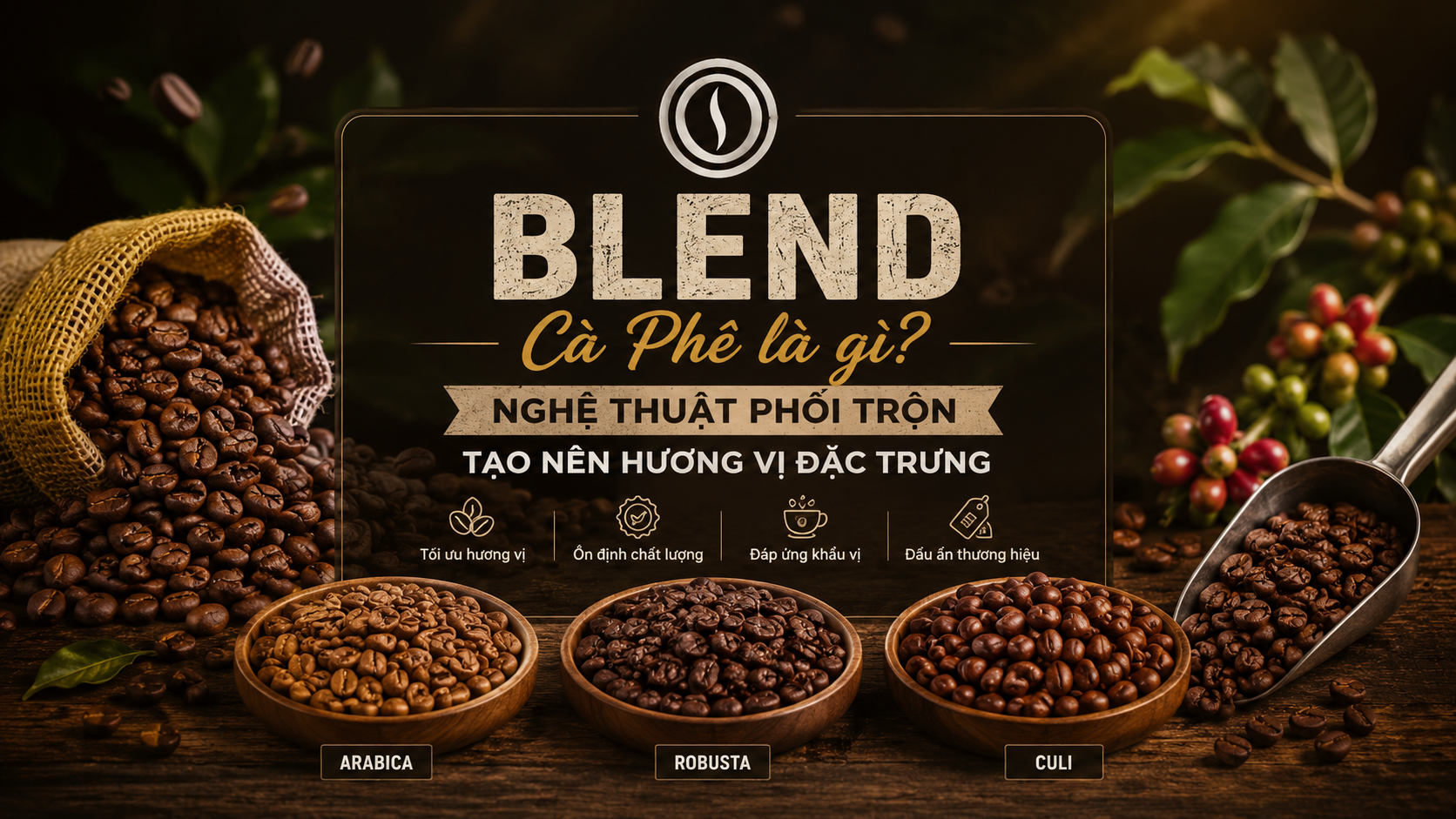 Blend Cà Phê Là Gì? Nghệ Thuật Phối Trộn Tạ0 Nên Hương vị